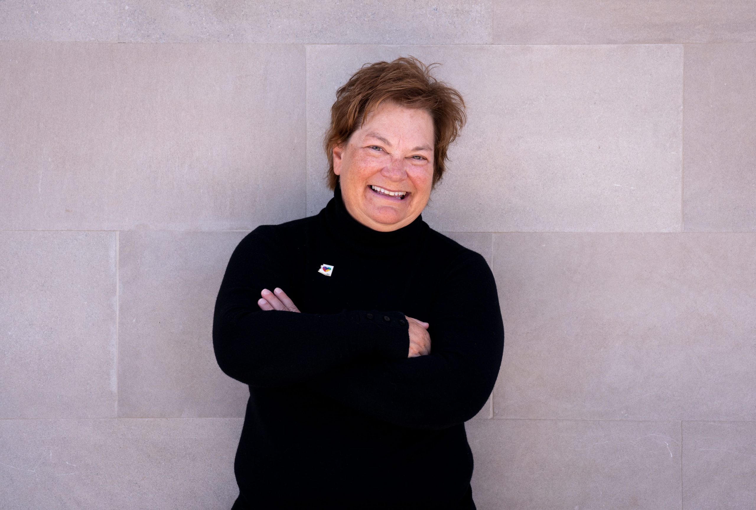 Angela Hughey poses for a portrait in Phoenix on March 2, 2022.