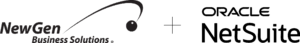 NewGen + NetSuite BLACK logo