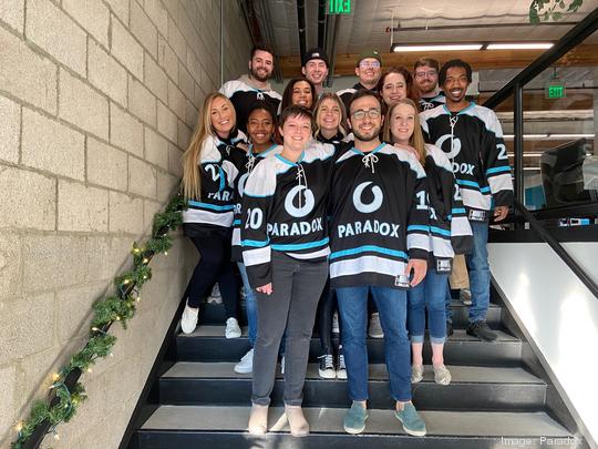 Team Paradox Front of the Jersey