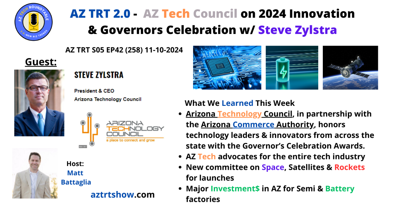 Tech Council AZ Tech Council on 2024 Innovation & Governors Celebration w/ Steve ...