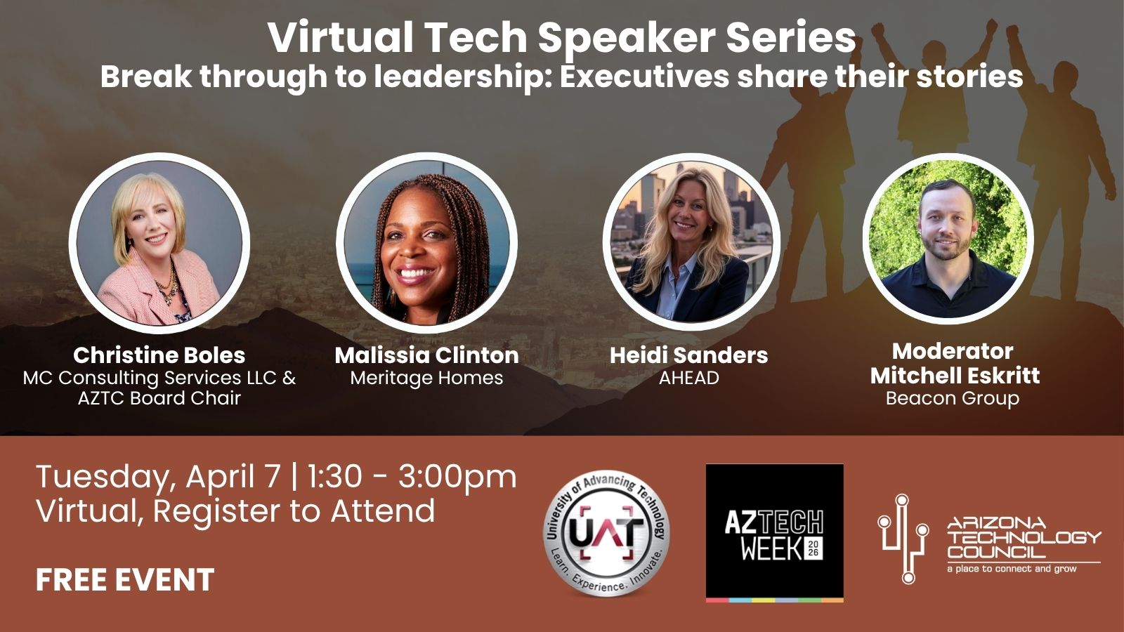Virtual Tech Speaker Series: Break through to leadership: Executives share their stories