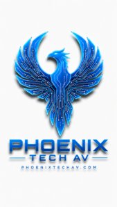 PHX Tech New Logo Portrait White